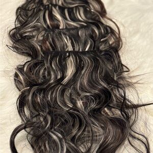 Luxurious Black and Brown Hair Extensions